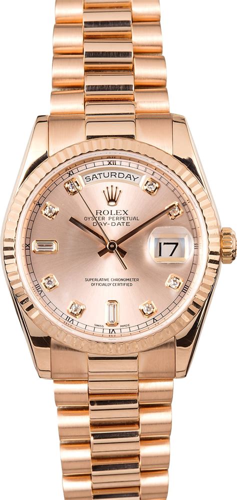 rolex pimk gold|18k rose gold Rolex.